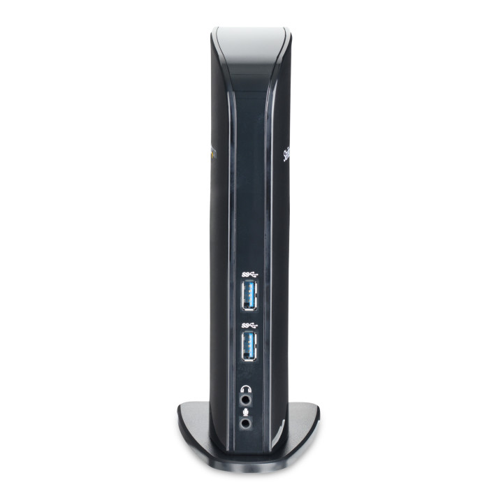 StarTech.com Station d'Accueil pour Ordinateur Portable USB 3.0 à Double Écran avec HDMI et DVI/VGA, Hub USB-A 6x, GbE, Audio
