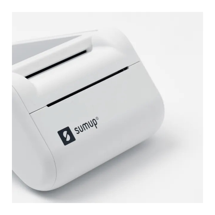 SumUp Solo lecteur de cartes à puce Batterie Wi-Fi + 4G Blanc