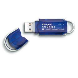 Integral INFD8GCOU3.0-197 lecteur USB flash 8 Go USB Type-A 3.2 Gen 1 (3.1 Gen 1) Bleu, Argent