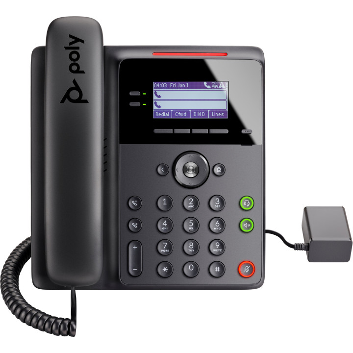 Poly Téléphone IP Edge B30 compatible PoE