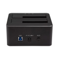 StarTech.com Station d'accueil USB 3.0 pour 2 disques durs SATA III de 2,5 ou 3,5 - Dock HDD / SSD avec UASP
