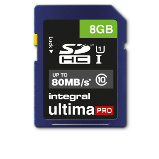 Integral INSDH8G10-80U1 mémoire flash 8 Go SD UHS-I