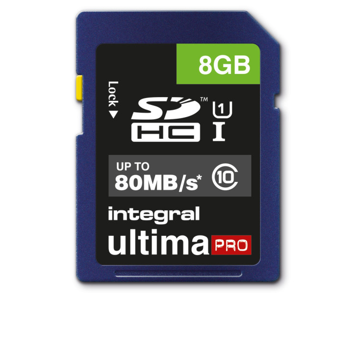 Integral INSDH8G10-80U1 mémoire flash 8 Go SD UHS-I