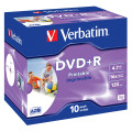 Verbatim 43508 DVD vierge 4,7 Go DVD+R 10 pièce(s)