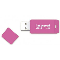 Integral INFD128GBNEONPK3.0 lecteur USB flash 128 Go USB Type-A 3.2 Gen 1 (3.1 Gen 1) Rose