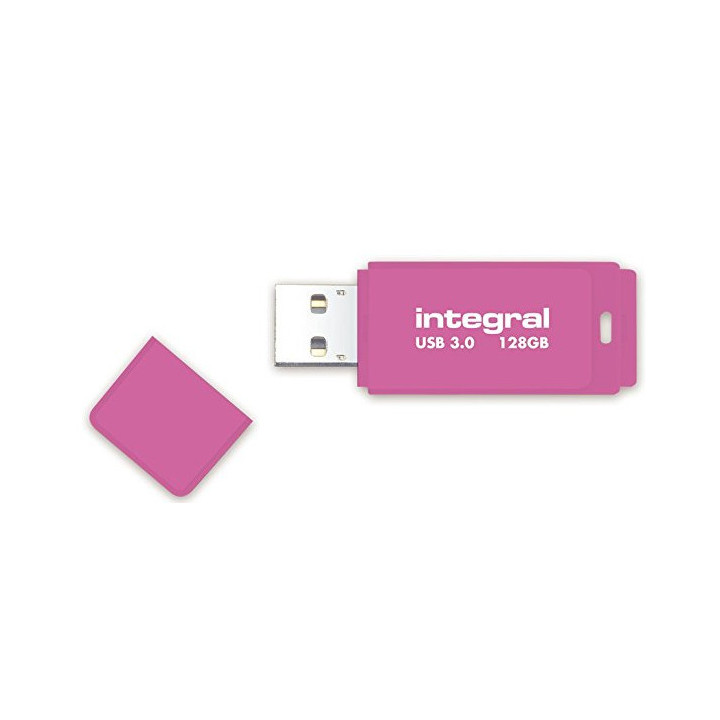 Integral INFD128GBNEONPK3.0 lecteur USB flash 128 Go USB Type-A 3.2 Gen 1 (3.1 Gen 1) Rose