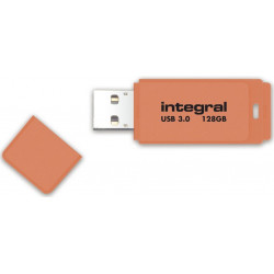 Integral INFD128GBNEONOR3.0 lecteur USB flash 128 Go USB Type-A 3.2 Gen 1 (3.1 Gen 1) Orange