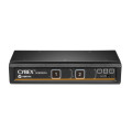 Vertiv SC820DPH-400 commutateur écran, clavier et souris Noir