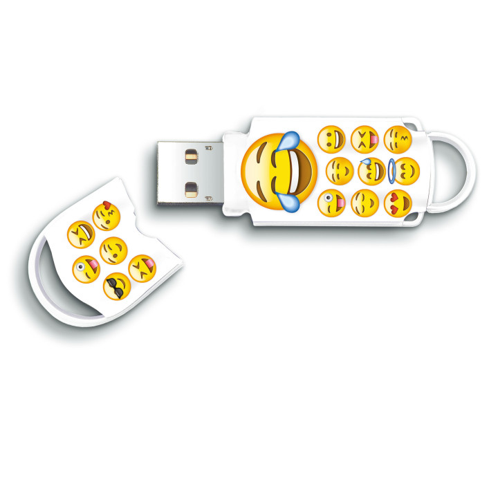 Integral INFD16GBXPREMOJI lecteur USB flash 16 Go USB Type-A 2.0 Multicolore