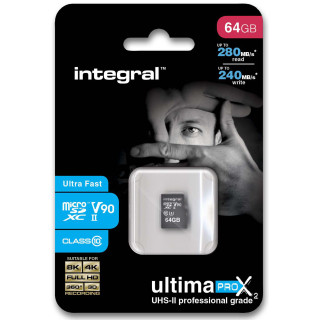 Integral INMSDX64G-280/240U2 mémoire flash 64 Go UHS-II