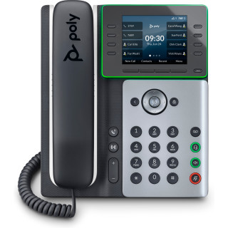 HP Poly Téléphone IP Poly Edge E350 compatible PoE