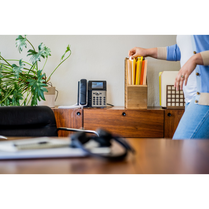 Poly Téléphone IP Edge E350 compatible PoE