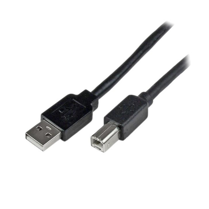 StarTech.com Câble USB Actif A vers B 20 m - M/M - Noir