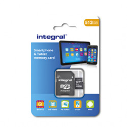 Integral INMSDX512G10-80SPTAB mémoire flash 512 Go MicroSDXC UHS-I Classe 10