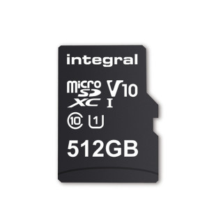 Integral INMSDX512G10-80SPTAB mémoire flash 512 Go MicroSDXC UHS-I Classe 10