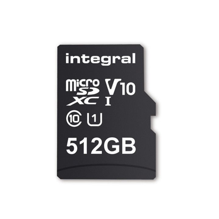 Integral INMSDX512G10-80SPTAB mémoire flash 512 Go MicroSDXC UHS-I Classe 10