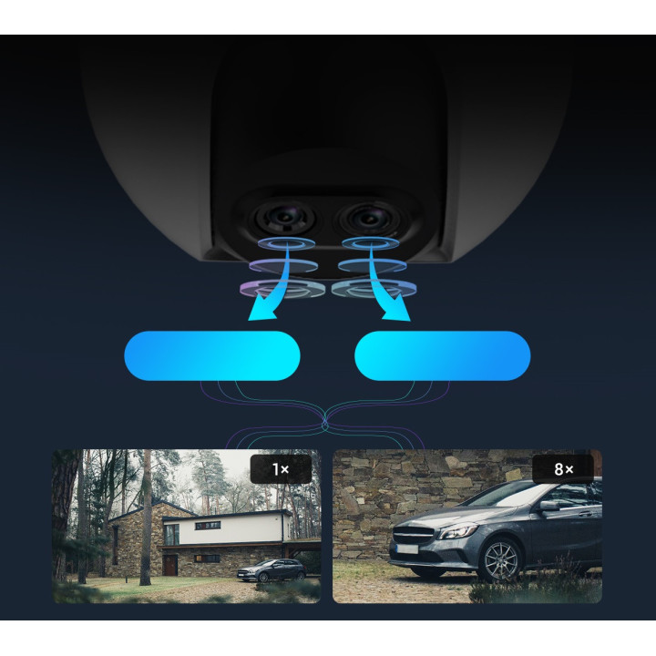 EZVIZ C8PF Sphérique Caméra de sécurité IP Intérieure et extérieure 1920 x 1080 pixels Plafond/mur