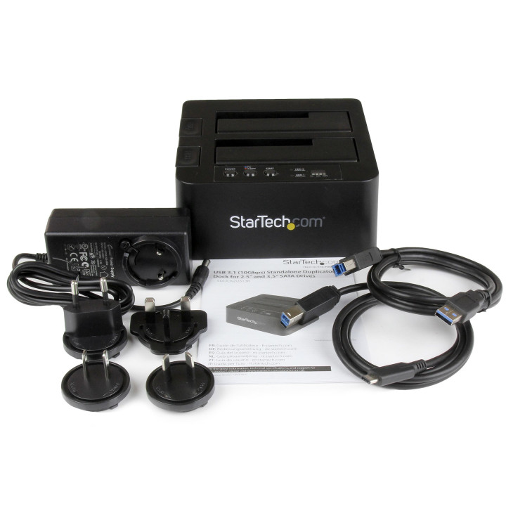 StarTech.com Duplicateur USB 3.1 (10 Gb/s) autonome pour disques durs SATA 2,5" ou 3,5"