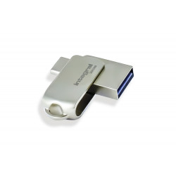 Integral INFD32GB360CDL3.0 lecteur USB flash 32 Go USB Type-A / USB Type-C 3.2 Gen 1 (3.1 Gen 1) Argent