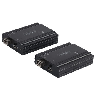 StarTech.com Extendeur KVM 4K HDMI sur Fibre Optique - Extender Commutateur Console KVM HDMI Video & USB - jusqu'à 300m (Multi