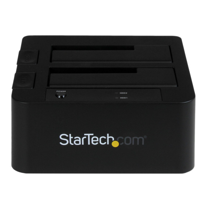 StarTech.com Station d'accueil USB 3.0 / eSATA pour 2 disques durs SATA III de 2,5 / 3,5 - Dock HDD / SSD avec UASP