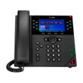 HP VVX 450 téléphone fixe Noir 12 lignes LED