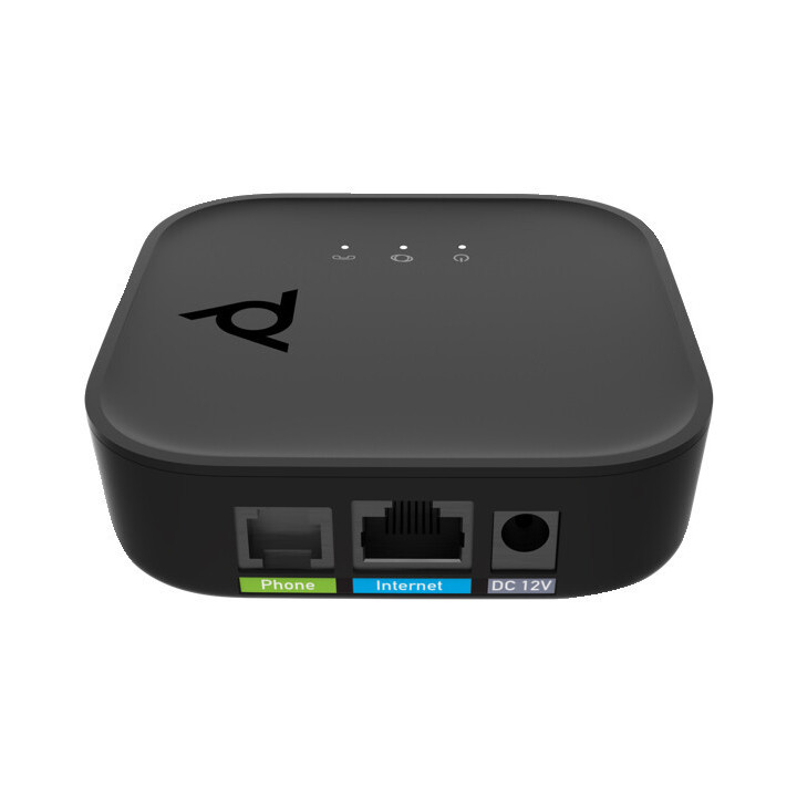 Poly Adaptateur VoIP ATA 400 1FXS Port Voix avec Open SIP et module d’alimentation