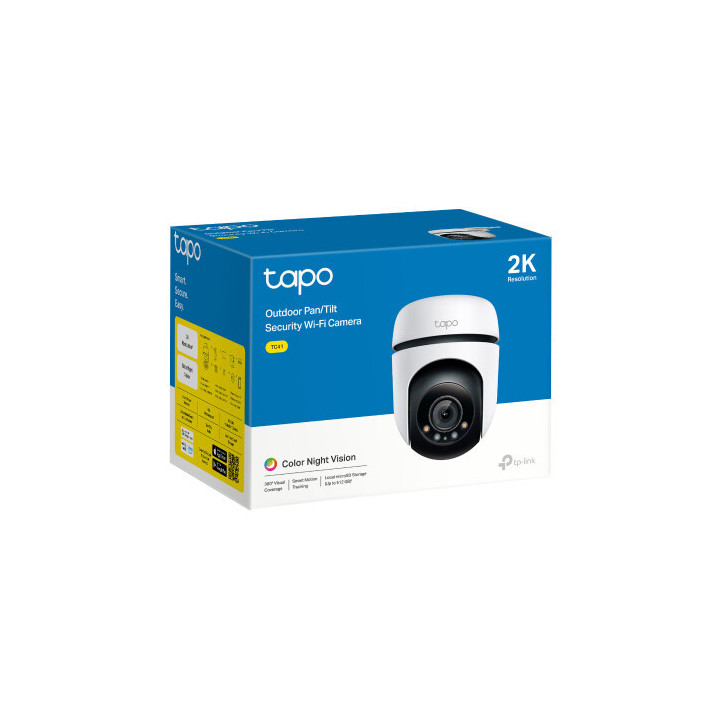 TP-Link Tapo TC41 V2 Sphérique Caméra de sécurité IP Intérieure et extérieure 2304 x 1296 pixels Plafond/Mur/Poteau