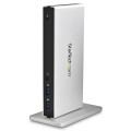 StarTech.com Station d'Accueil USB 3.0 pour Deux Écrans avec Adaptateurs DVI vers VGA et HDMI, 5x USB 3.0 et Audio - Station d