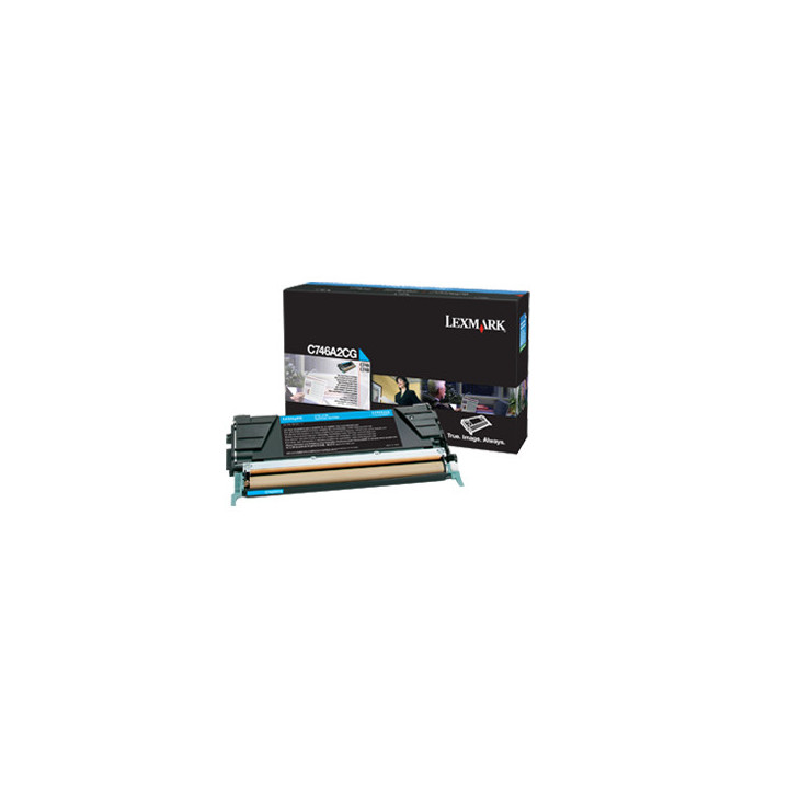 Lexmark C746A2CG toner cartridge 1 pc(s) Original Cyan