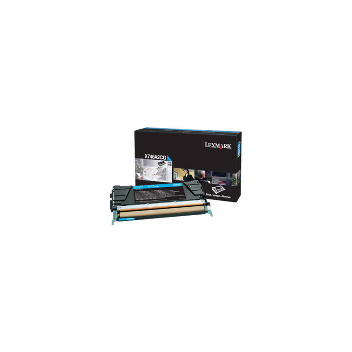 Lexmark X746A2CG toner cartridge 1 pc(s) Original Cyan