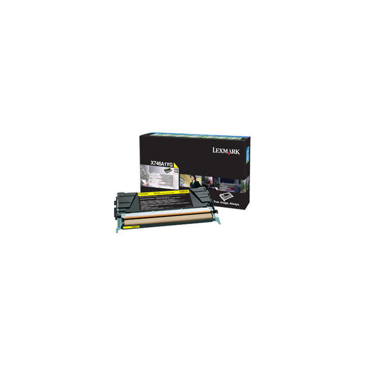 Lexmark X746A1YG toner cartridge 1 pc(s) Original Yellow