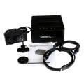 StarTech.com Duplicateur de Disque Dur à 2 Baies, Cloneur/Copieur Autonome USB 3.0 (5 Gbps) / eSATA vers 2,5/3,5" SATA III HDD