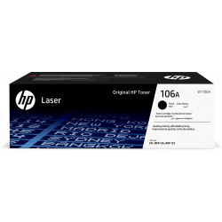 HP Cartouche de toner laser authentique 106A, noir
