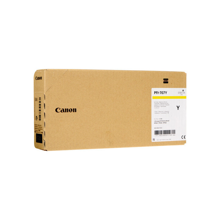 Canon PFI-707Y cartouche d'encre Original Jaune