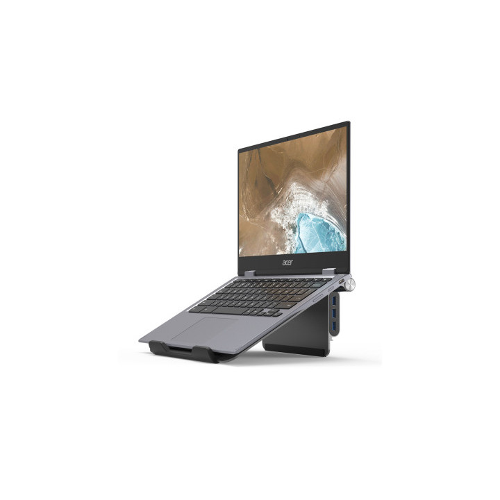 Acer HP.DSCAB.012 Support de livres Supports de Laptop Argent 39,6 cm (15.6")