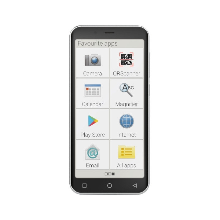 Emporia emporiaSMART.4 12,7 cm (5") SIM unique Android 10 4G USB Type-C 3 Go 32 Go 2500 mAh Noir
