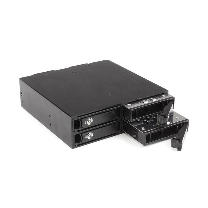 StarTech.com Backplane pour 4 disques durs SAS/SATA de 2,5" - Rack mobile 4x HDD / SSD avec échange à chaud