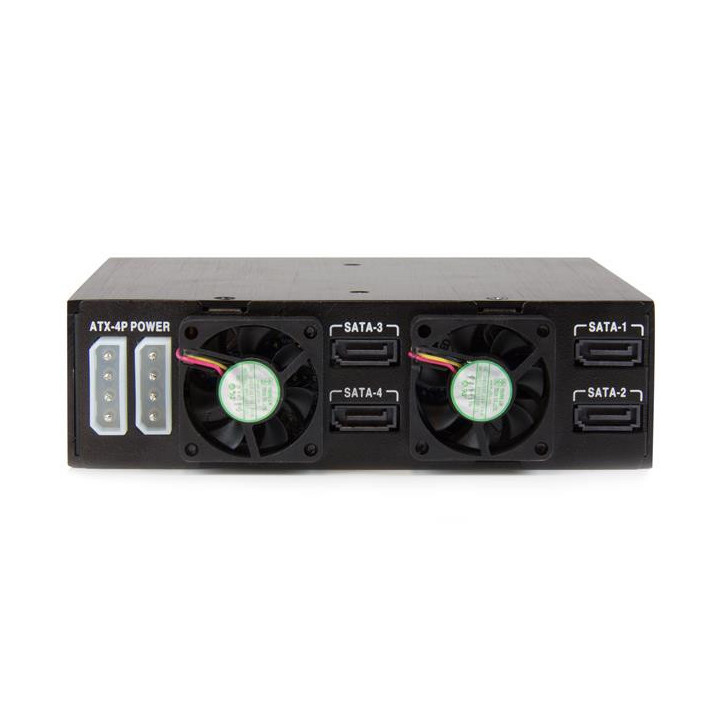 StarTech.com Backplane pour 4 disques durs SAS/SATA de 2,5" - Rack mobile 4x HDD / SSD avec échange à chaud