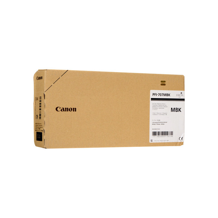 Canon PFI-707MBK cartouche d'encre Original Noir mat