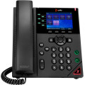 POLY Téléphone IP OBi VVX 350 à 6 lignes et compatible PoE