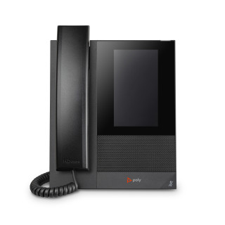 Poly Téléphone multimédia professionnel CCX 400 pour Microsoft Teams et compatible PoE