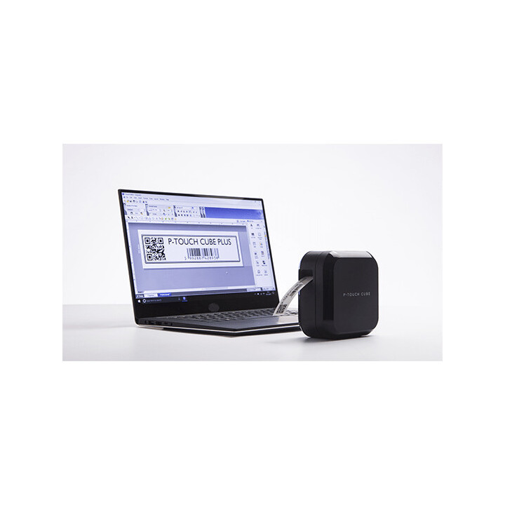 Brother PT-P710BT - P-touch CUBE Plus - imprimante d’étiquettes rechargeable Bluetooth