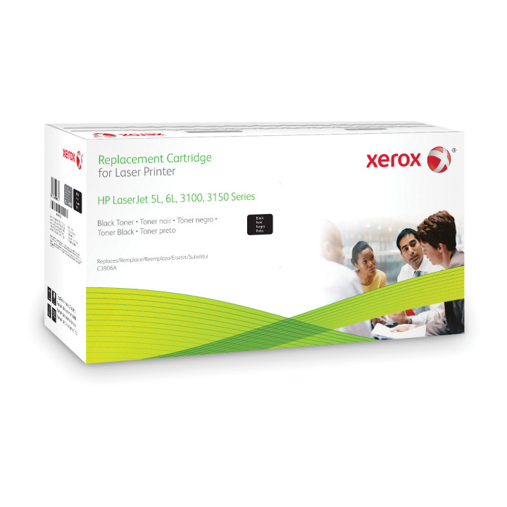 Xerox Toner noir. Equivalent à HP C3906A. Compatible avec HP LaserJet 3100/3150, LaserJet 5L/5LFS, LaserJet 6L/6S/6X
