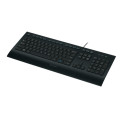 Logitech K280E Pro f/ Business clavier Bureau USB QWERTY Italien Noir