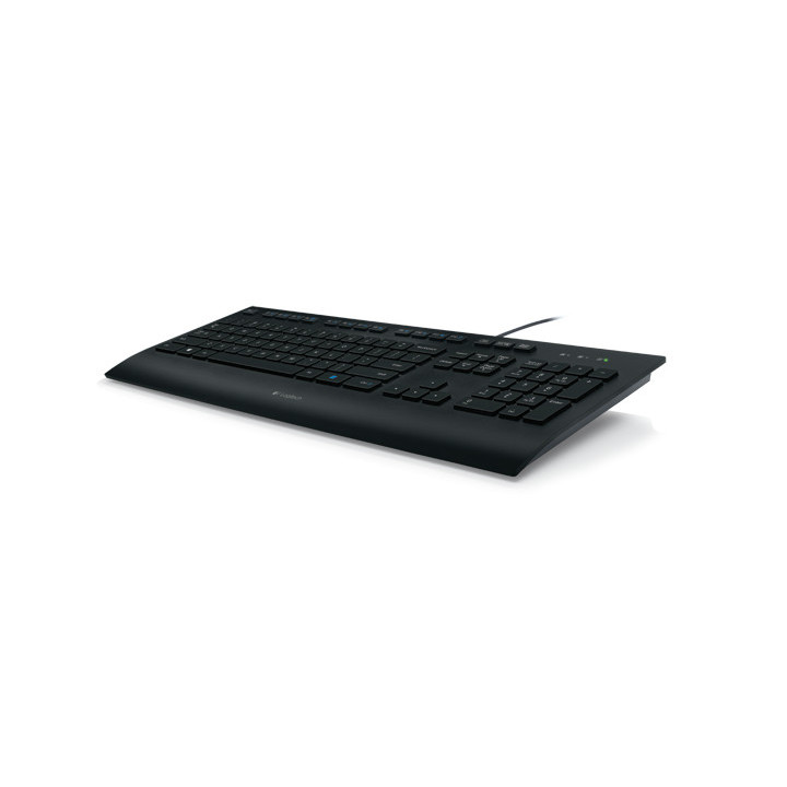 Logitech K280E Pro f/ Business clavier Bureau USB QWERTY Italien Noir