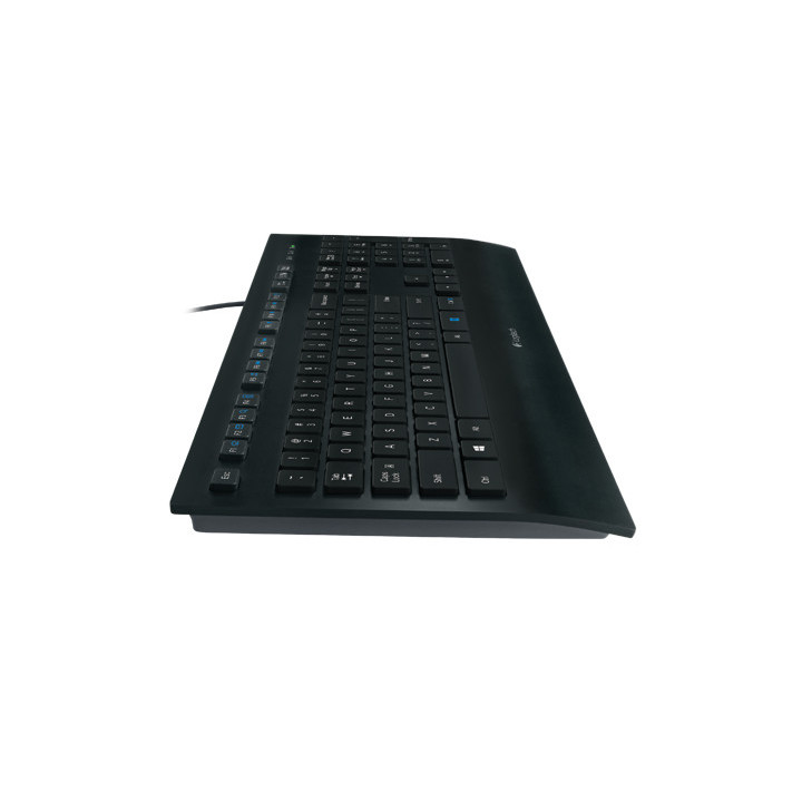 Logitech K280E Pro f/ Business clavier Bureau USB QWERTY Italien Noir