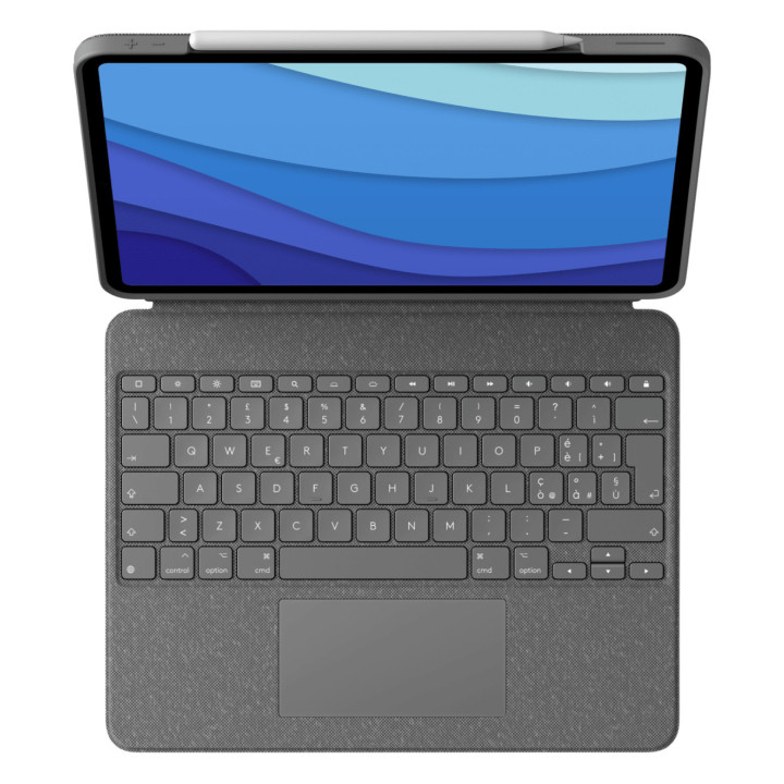 Logitech 920-010212 clavier pour tablette QWERTY Italien Smart Connector Gris