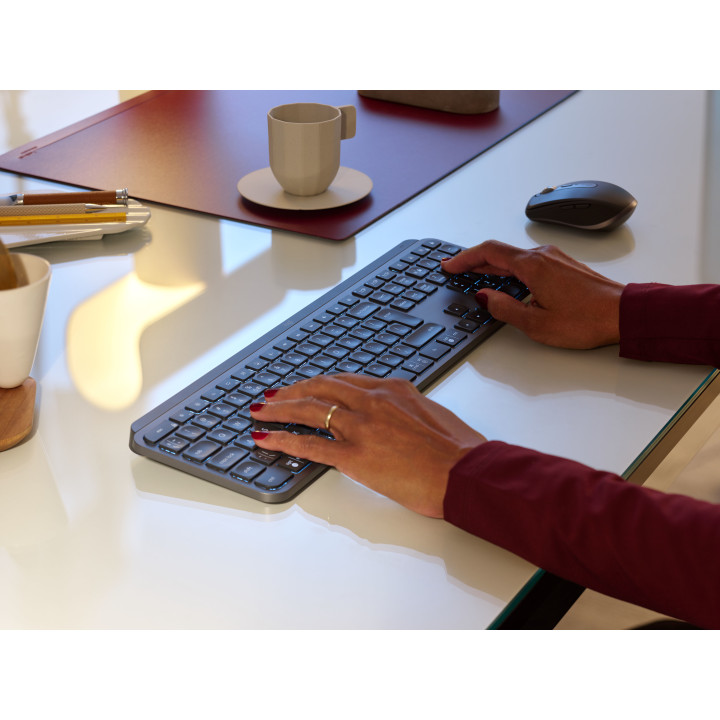 Logitech Master 920-010245 clavier Bureau Bluetooth AZERTY Français Graphite