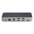 StarTech.com Station d'Accueil Triple Moniteur USB-C - Dock Triple HDMI/DP 4k USB-C - Hub USB 5x - GbE - 100W PD - Docking Stat